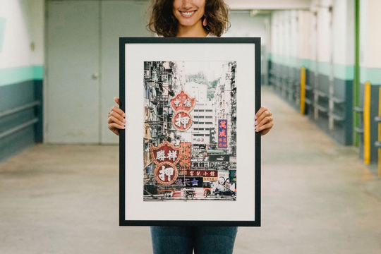 Bamboo Scenes Fine Art Photography Print with Handmade Frame