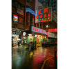 Gideon de Kock - Film Photography Art of Hong Kong Street at night with neon light - Fine Art Print