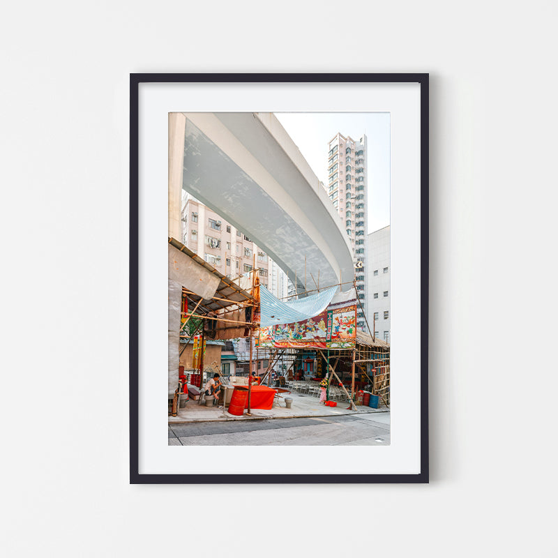 Kevin Mak - Street Local Photography Art of Hong Kong - Black Art Wood Frame