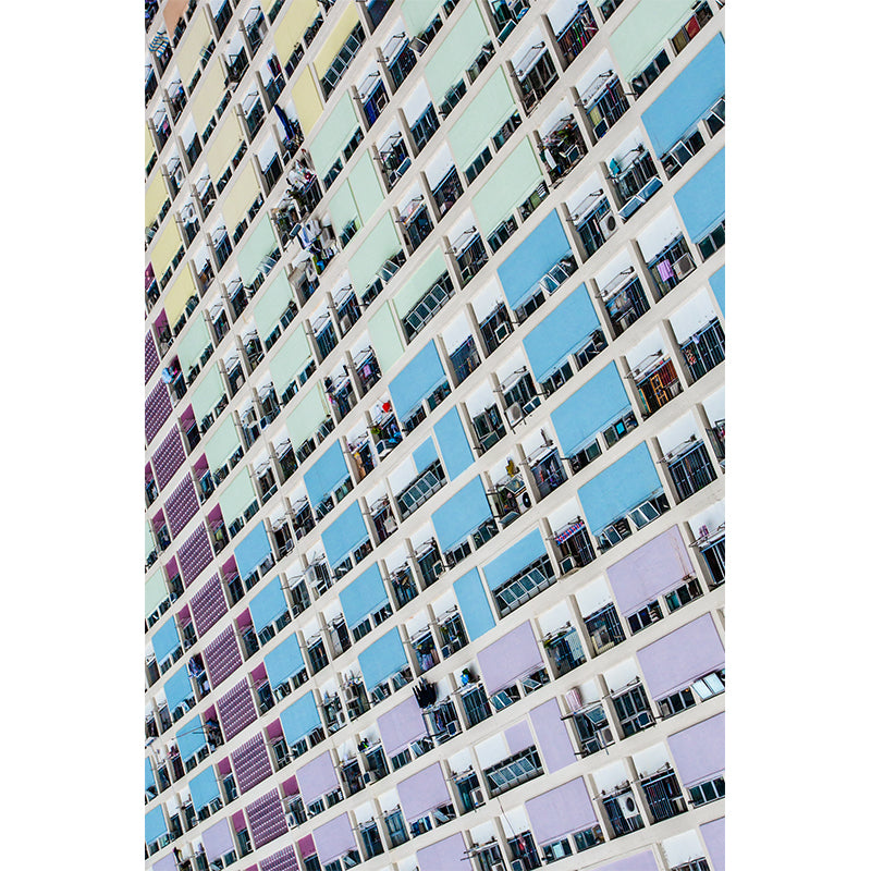 Sharon Liu - City Photography Art of Hong Kong Rainbow Building Colourful Murakami - Fine Art Print